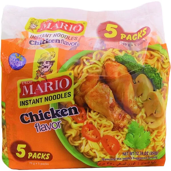 Νούντλς με Γεύση Κοτόπουλο MARIO 70gr (5x70gr)