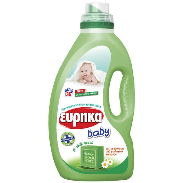 Απορρυπαντικό Υγρό Baby ΕΥΡΗΚΑ 1,8lt