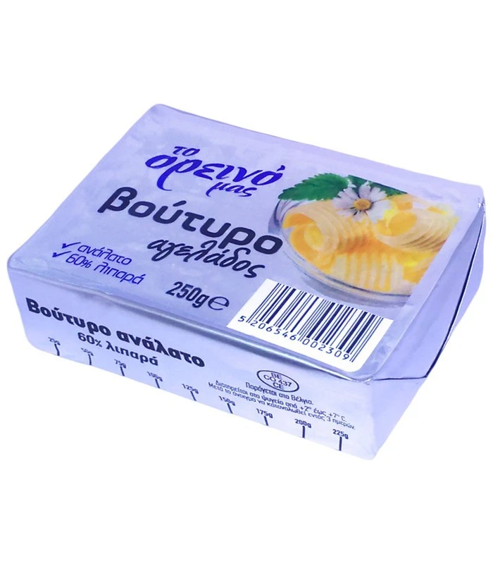 Βούτυρο Αγελαδινό 82% ΟΡΕΙΝΟ 250gr