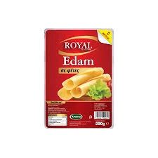 Τυρί Edam σε Φέτες 40% ROYAL 200gr