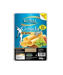 Τυρί Gouda Light σε Φέτες ROYAL 200gr