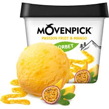 Παγωτό Σορμπέ Μάνγκο-Φρούτα του Πάθους MOVENPICK 2,4lt (2x2,4lt)