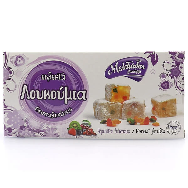 Λουκούμια Φρούτα του Δάσους ΜΕΛΕΤΙΑΔΗ 300gr