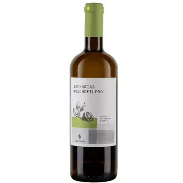 Λευκός Ξηρός Οίνος Μοσχοφίλερο ΚΤΗΜΑ ΖΑΧΑΡΙΑ 750ml