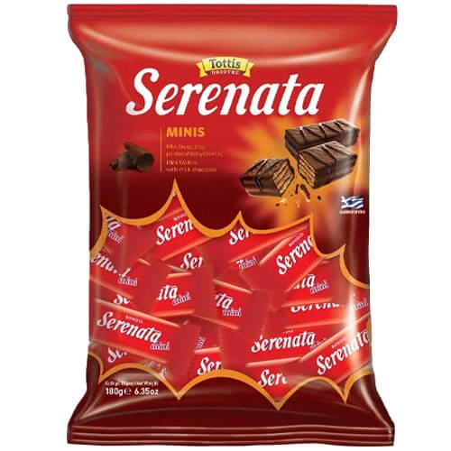 Γκοφρέτα Γάλακτος Mini SERENATA 180gr