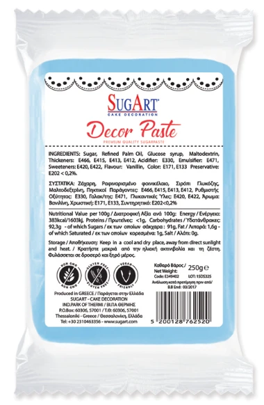 Ζαχαρόπαστα Σιέλ (Decor Paste) SUGART 1kg