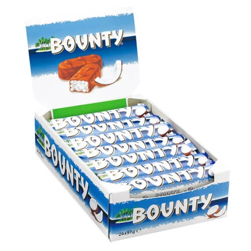 Σοκολάτες σε Κουτί BOUNTY 57gr (24x57gr)