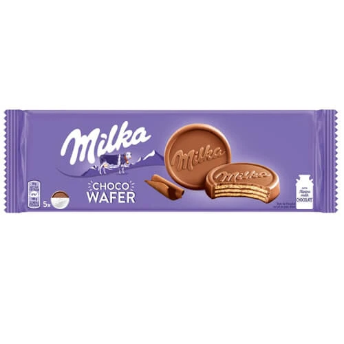 Βαφλάκια με Επικάλυψη Σοκολάτας Γάλακτος MILKA 30gr (5x30gr)