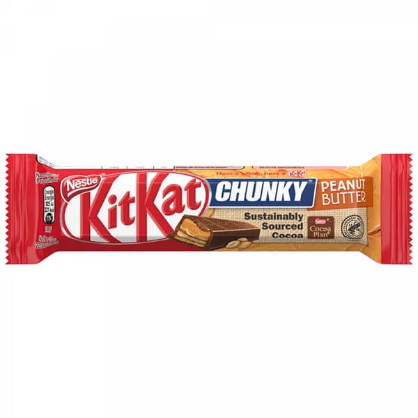 Γκοφρέτα Φυστικοβούτυρο Chunky KIT KAT 42gr (24x42gr)
