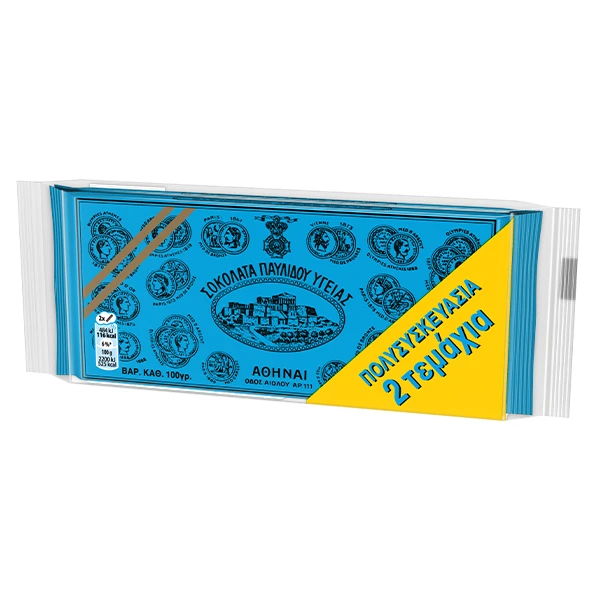 Σοκολάτα Υγείας ΠΑΥΛΙΔΗΣ 100gr (2x100gr)