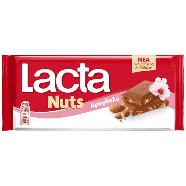 Σοκολάτα με Αμύγδαλο LACTA 85gr