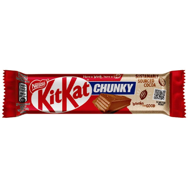 Σοκολάτα Γάλακτος Chunky ΚΙΤ ΚΑΤ 40gr (24x40gr)