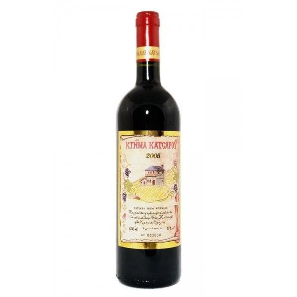Ερυθρός Ξηρός Οίνος ΚΤΗΜΑ ΚΑΤΣΑΡΟΣ 750ml