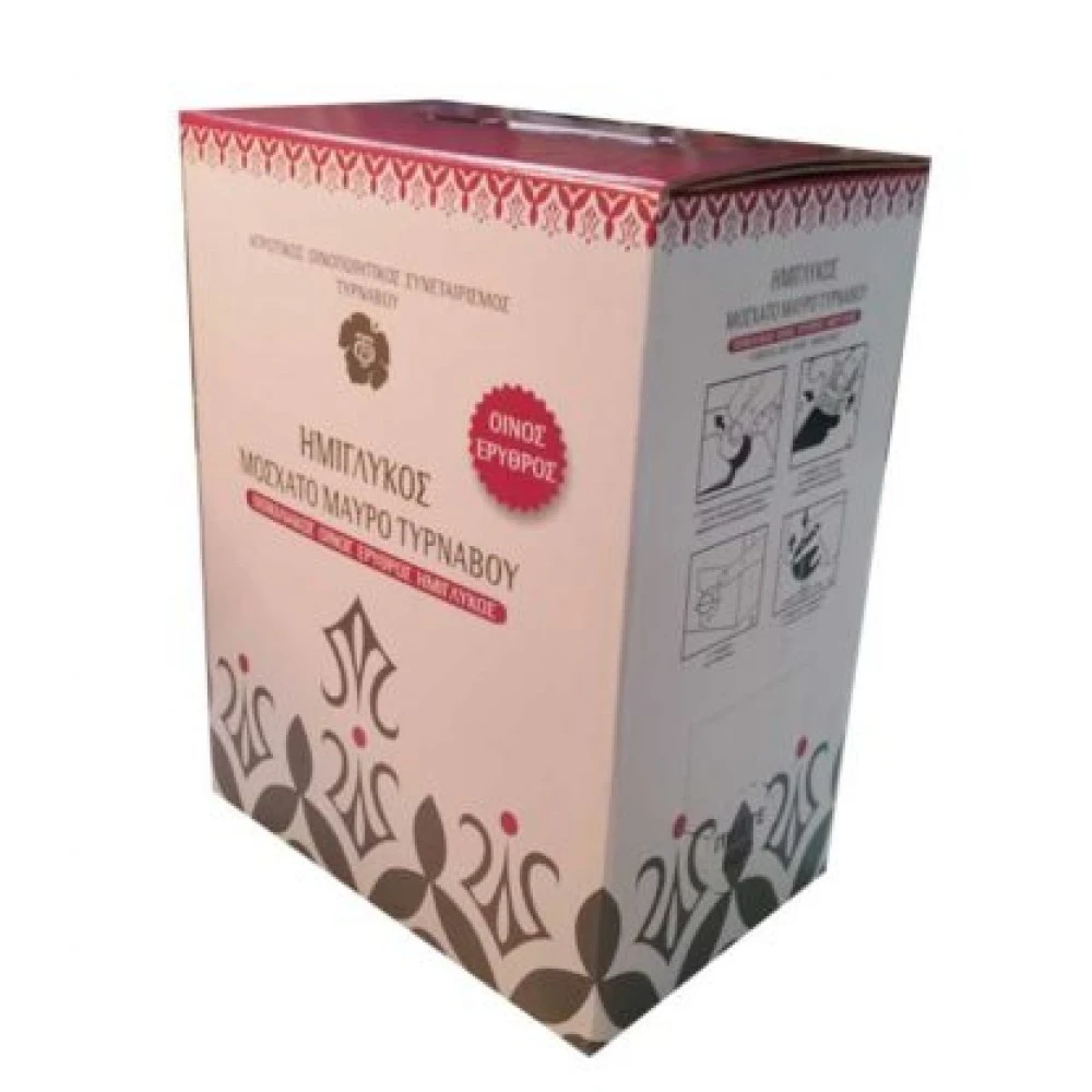 Λευκός Ημίγλυκος Οίνος σε Ασκό ΑΟΣ ΤΥΡΝΑΒΟΥ 3lt