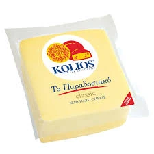 Ημίσκληρο Τυρί Παραδοσιακό KOLIOS 370gr