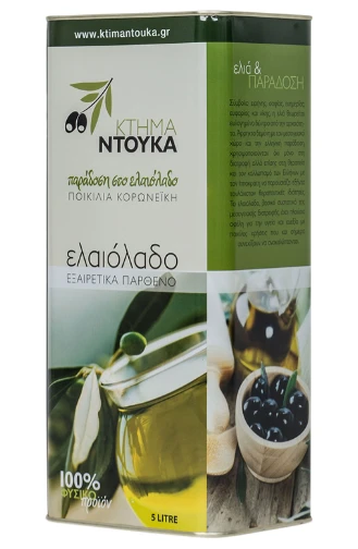 Ελαιόλαδο Εξαιρετικά Παρθένο ΝΤΟΥΚΑΣ 5lt