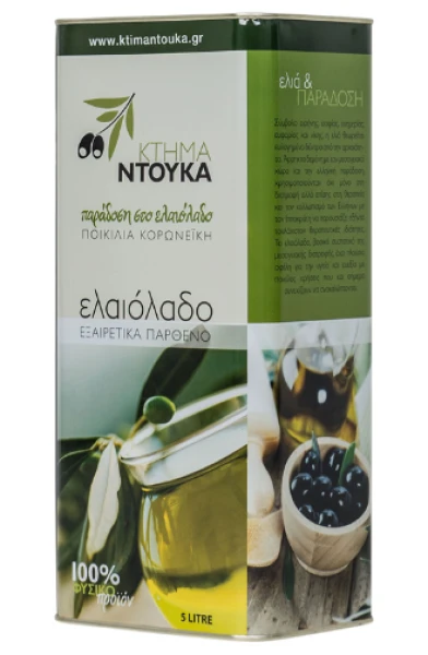 Ελαιόλαδο Εξαιρετικά Παρθένο ΝΤΟΥΚΑΣ 5lt
