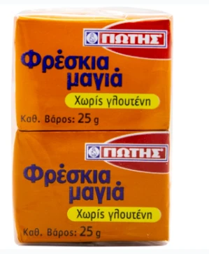 Μαγιά Νωπή σε Κύβους Χωρίς Γλουτένη ΓΙΩΤΗΣ 25gr (2x25gr)