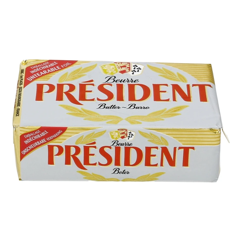Βούτυρο Ανάλατο 82% PRESIDENT 250gr