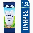 Γάλα Πλήρες Family ΝΟΥΝΟΥ 1,5lt