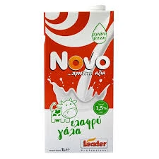 Γάλα Ελαφρύ NOVO 1lt