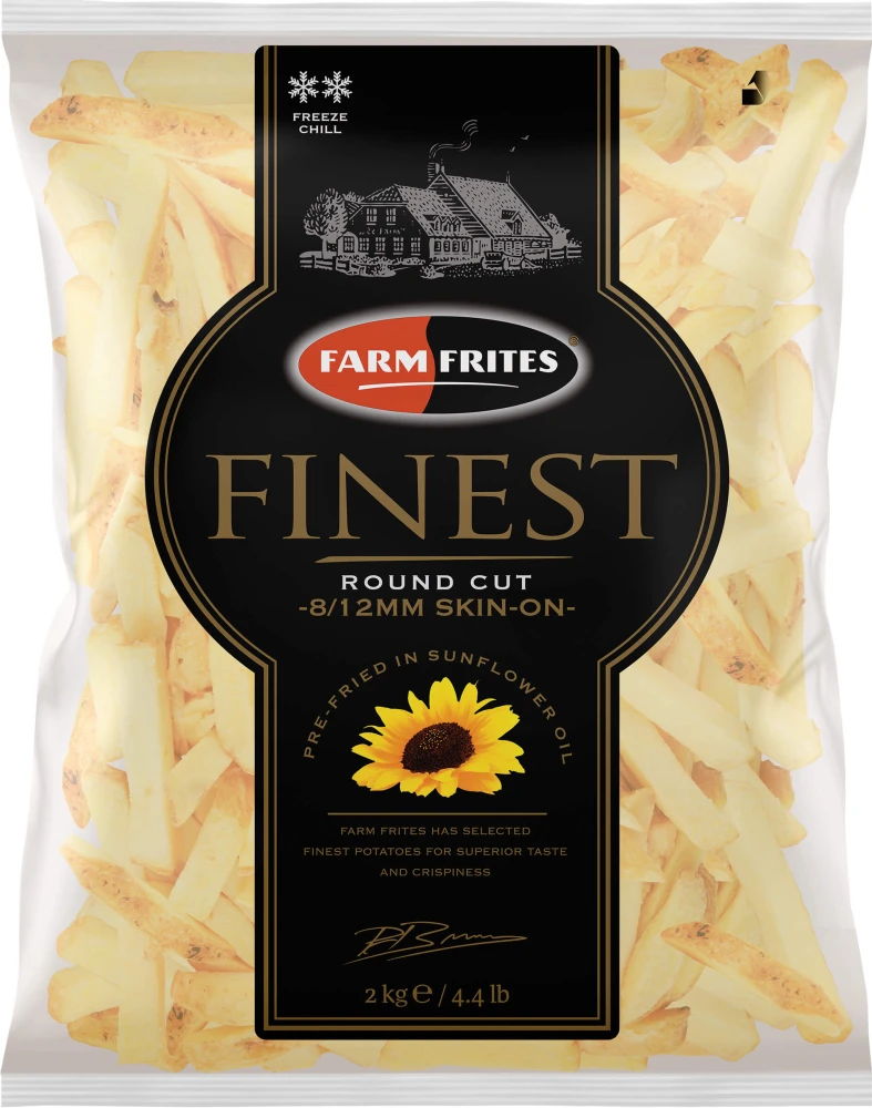 Πατάτες Κατεψυγμένες Round Cut με Φλούδα FARM FRITES 2kg