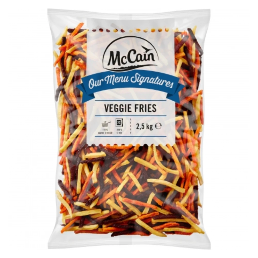 Veggie Fries Κατεψυγμένες Λωρίδες Λαχανικών MC CAIN 2,5kg