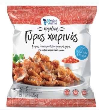 Χοιρινός Γύρος Κατεψυγμένος MEGA YEEROS 1kg