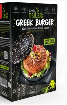 Φυτικό Κατεψυγμένο Burger MEGA MEATLESS 1040gr