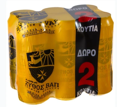 Μπύρα Κούτι ΖΥΘΟΣ ΒΑΠ 500ml (4+2 ΔΩΡΟ)