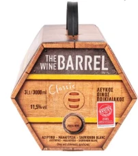 Λευκός Ξηρός Οίνος THE WINE BARREL 3lt