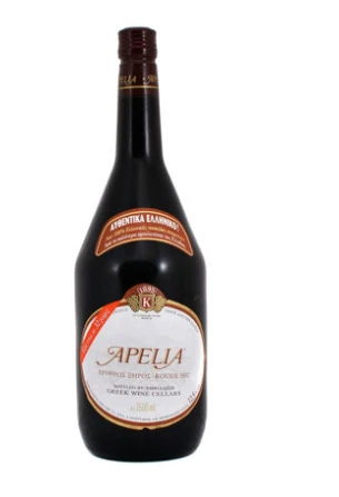 Ερυθρός Ξηρός Οίνος APELIA 1,5lt