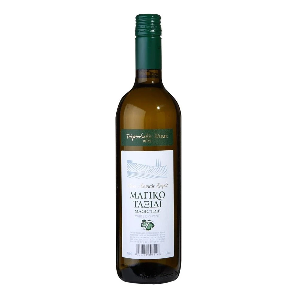 Λευκός Ξηρός Οίνος Μαγικό Ταξίδι ΤΡΙΠΟΔΑΚΗΣ 750ml