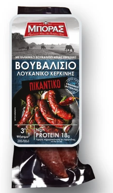 Λουκάνικο Βουβαλίσιο Πικάντικο ΜΠΟΡΑΣ 250gr