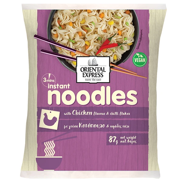 Noodles Κοτόπουλο Τσίλι ORIENTAL 3' EXPRESS 87gr