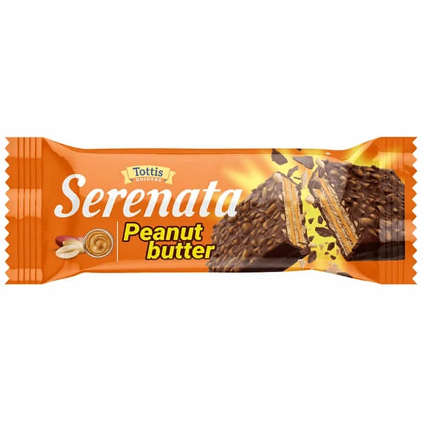 Γκοφρέτα με Φυστικοβούτυρο SERENATA 25gr (20x25gr)