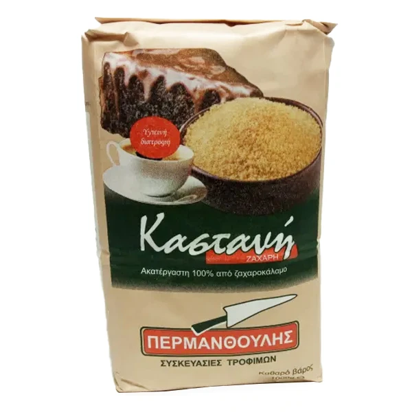 Ζάχαρη Καστανή ΠΕΡΜΑΝΘΟΥΛΗΣ 1kg