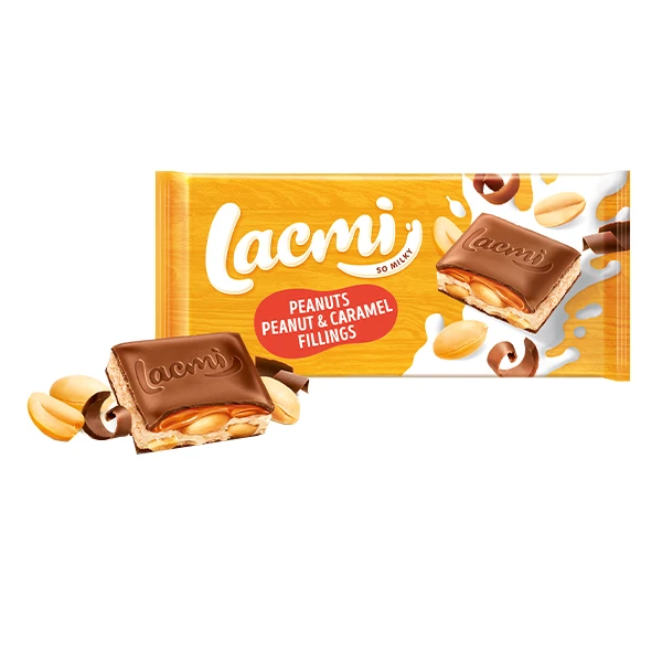 Σοκολάτα με Φιστίκι & Αλατισμένη Καραμέλα Lacmi ROSHEN 90gr