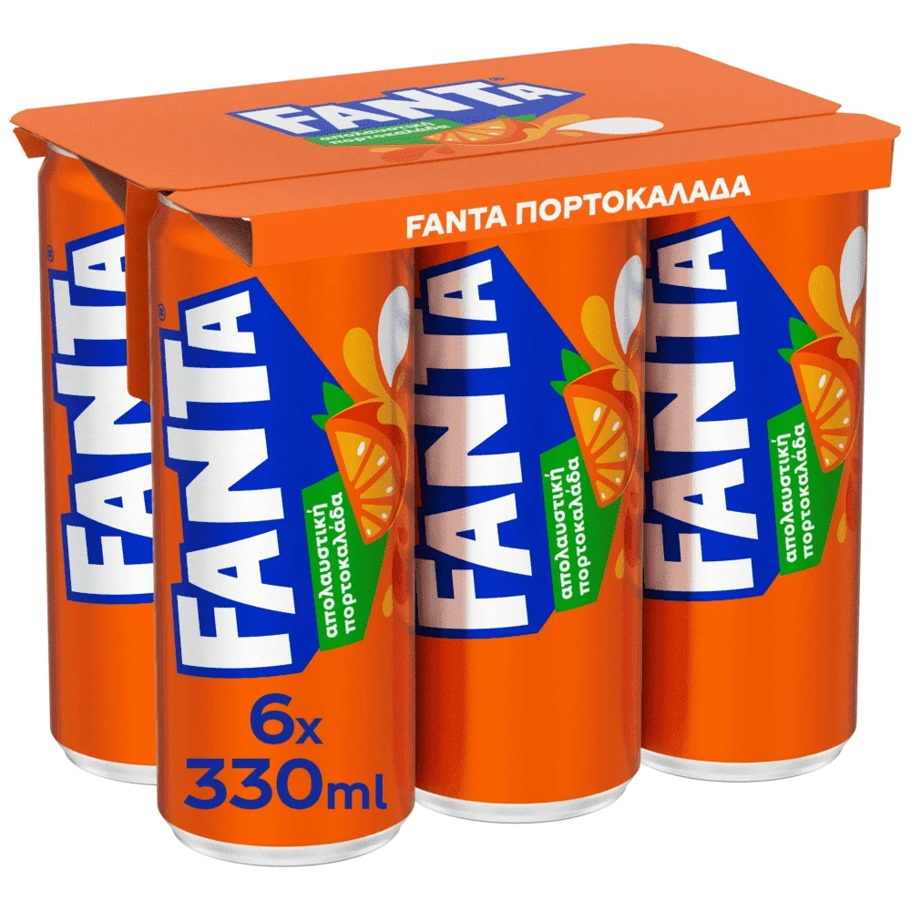 Αναψυκτικό Πορτοκαλάδα FANTA 330ml (6x330ml)