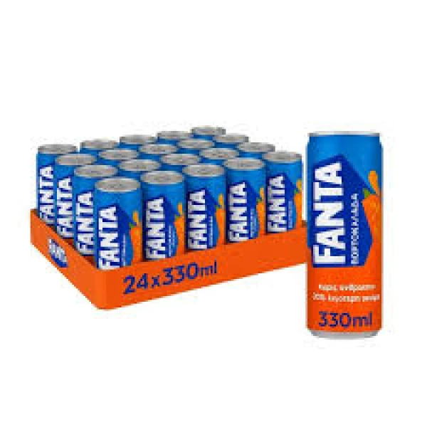 Αναψυκτικό Πορτοκαλάδα Μπλε FANTA 330ml (24x330ml)