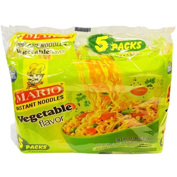 Noodles με Γεύση Λαχανικών MARIO 70gr (5x70gr)