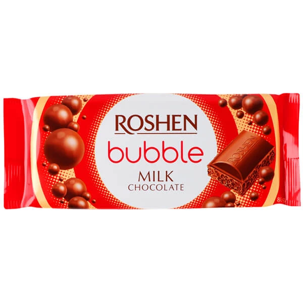 Σοκολάτα Γάλακτος Bubble ROSHEN 80gr