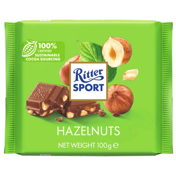 Σοκολάτα Γάλακτος με Φουντούκια RITTER SPORT 100gr