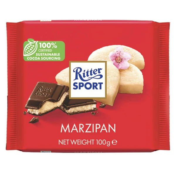 Σοκολάτα Μαύρη με Marzipan RITTER SPORT 100gr