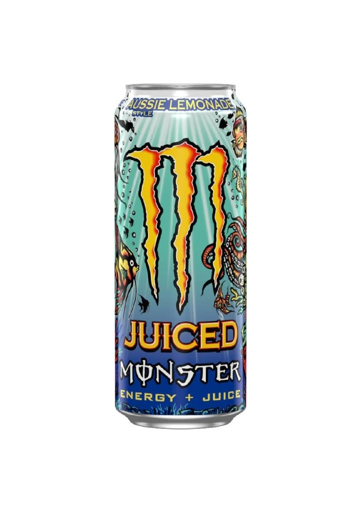 Energy Drink Juice Aussie Lemonade MONSTER 500ml