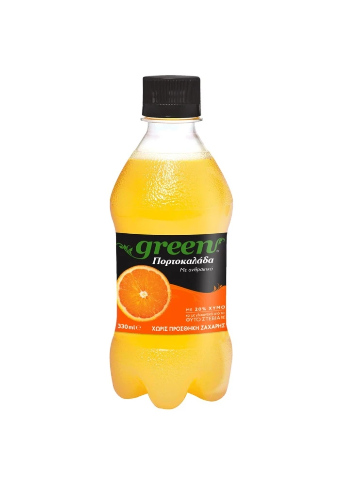 Αναψυκτικό Πορτοκαλάδα GREEN COLA Pet 330ml
