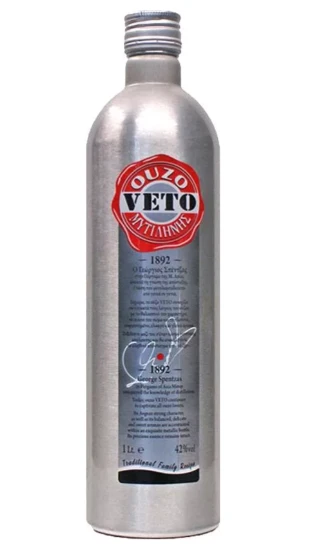 Ούζο με Γλυκάνισο Metallic ΠΟΤΟΠΟΙΪΑ VETO 1lt