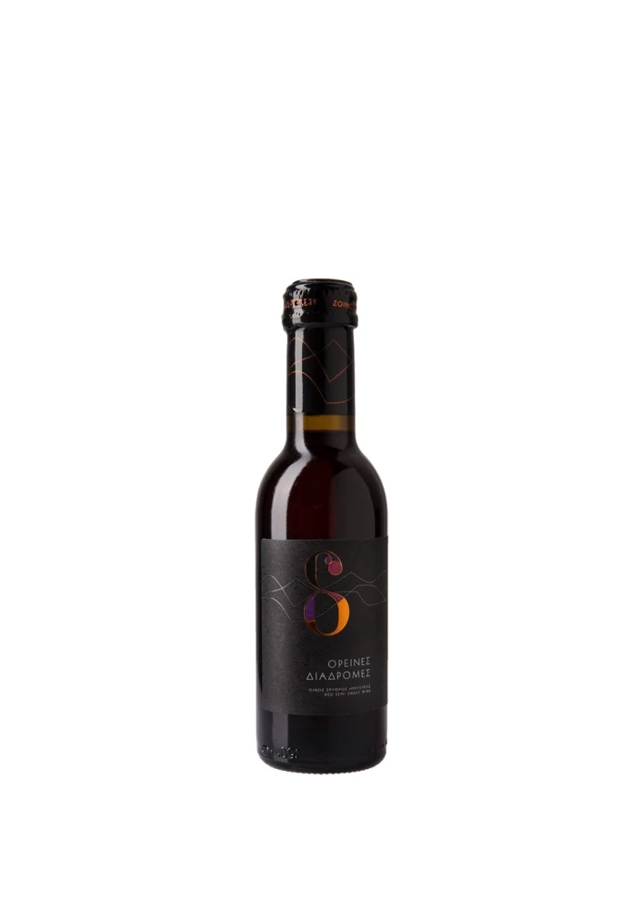 Ερυθρός Ημίγλυκος Οίνος Ορεινές Διαδρομές ΖΙΤΣΑ 187ml