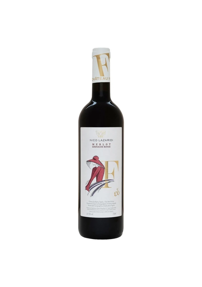 Ερυθρός Ξηρός Οίνος EY Merlot Grenache ΝΙΚΟΣ ΛΑΖΑΡΙΔΗΣ 750ml
