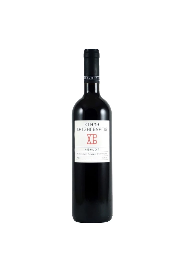 Ερυθρός Ξηρός Οίνος Merlot ΚΤΗΜΑ ΒΑΣΙΛΕΙΟΥ ΧΑΤΖΗΓΕΩΡΓΙΟΥ 750ml